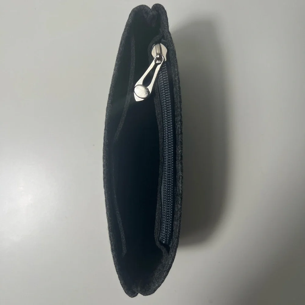 Longchamp Le Pliage Mini Pouch Felt Purse Handbag Bag Insert Organizer